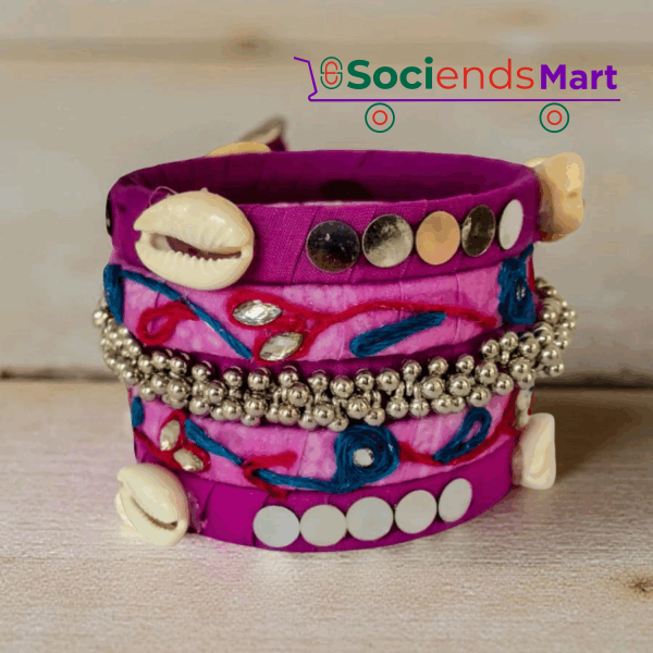 রঙিন হস্তশিল্প বালা / Traditional Fashion Bracelets - Image 2