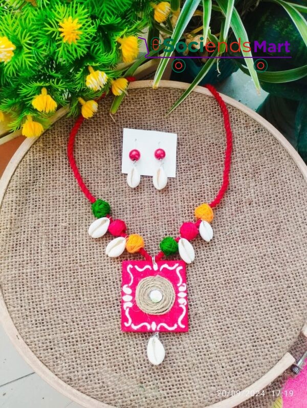 হস্তশিল্প গলার চেইন / Handicraft Necklace Chain - Image 2